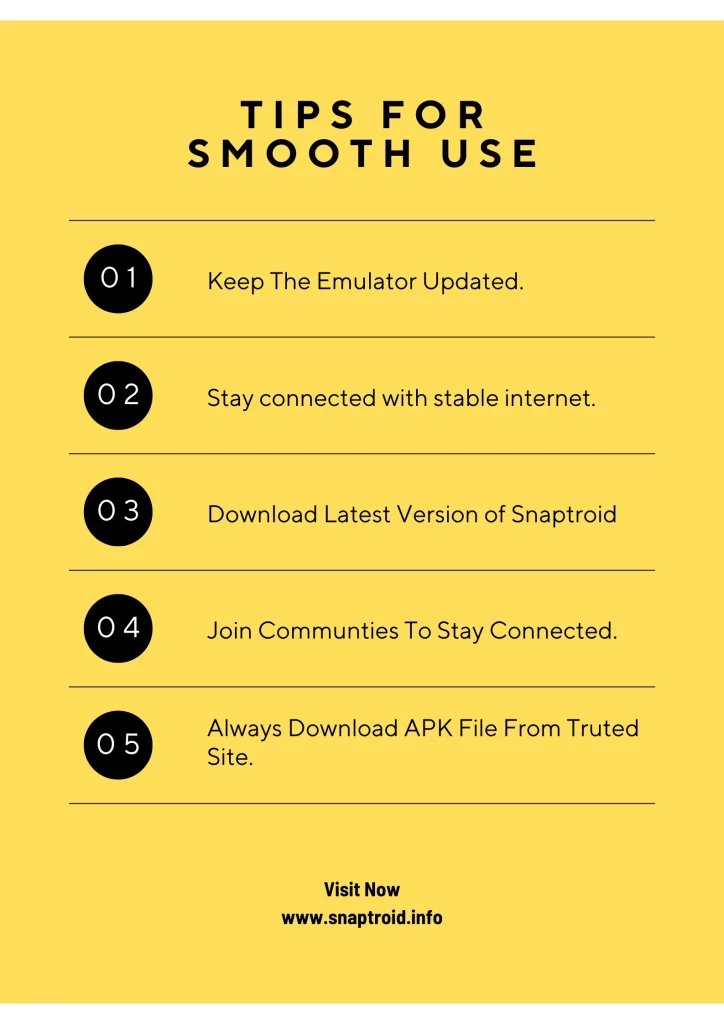 Snaptroid iOS Free Download for iPhone Mac & iPad (2026) 2 tips to use Snaptroid iOS - infographic