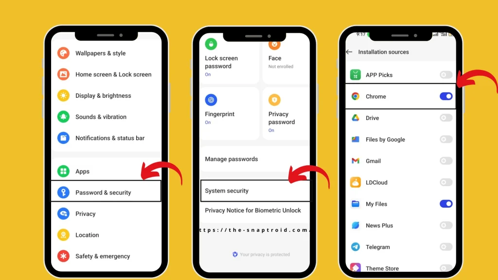 Download and Install Snaptroid steps with screeshots